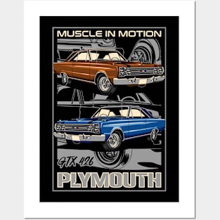Plymouth GTX 426 Hemi Classic Car Posters and Art
